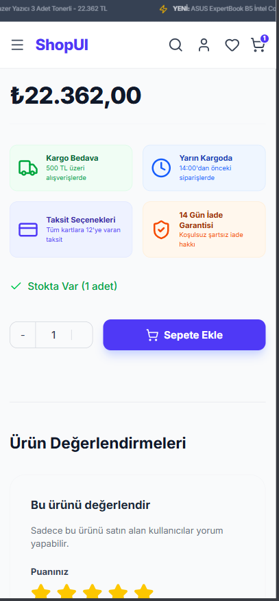 Alışveriş Sitesi Scripti - 12