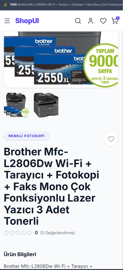 Alışveriş Sitesi Scripti - 11