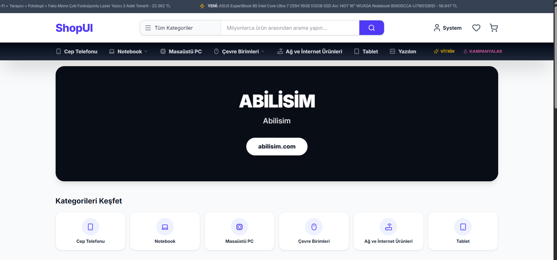 Alışveriş Sitesi Scripti - 3